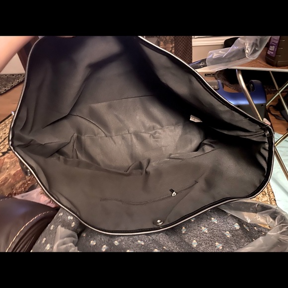 Leopard print duffel bag or tote, NEW - Picture 3 of 3